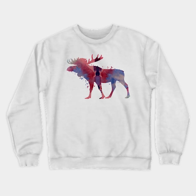 Moose Crewneck Sweatshirt by TheJollyMarten